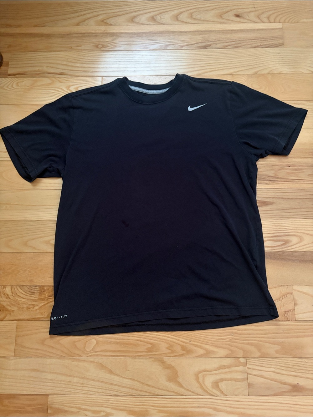 Nike DRI-FIT Black Short Sleeve Crew Athletic tee sz L
